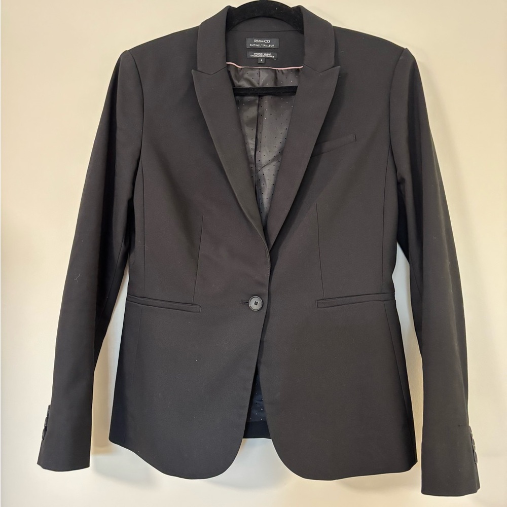 RW&CO. Classic Black Blazer